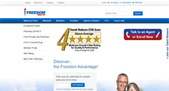 Desktop Screenshot of freedomhealth.com